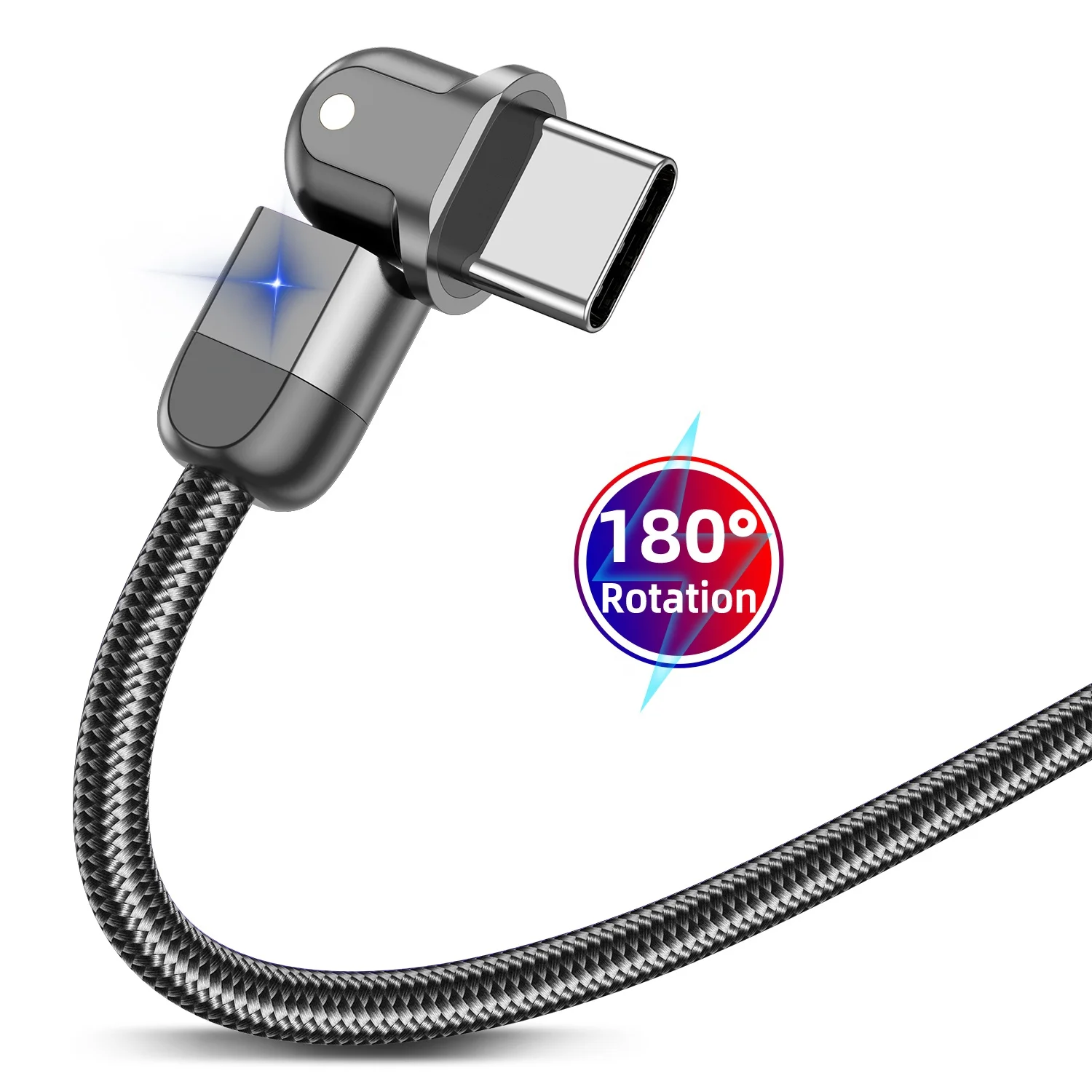 

USLION Wholesale Pvc Original Fast Charging Cord Usbc Cable Charger For Samsung Usb Type C Cable Quick, Black/red/silver/purple