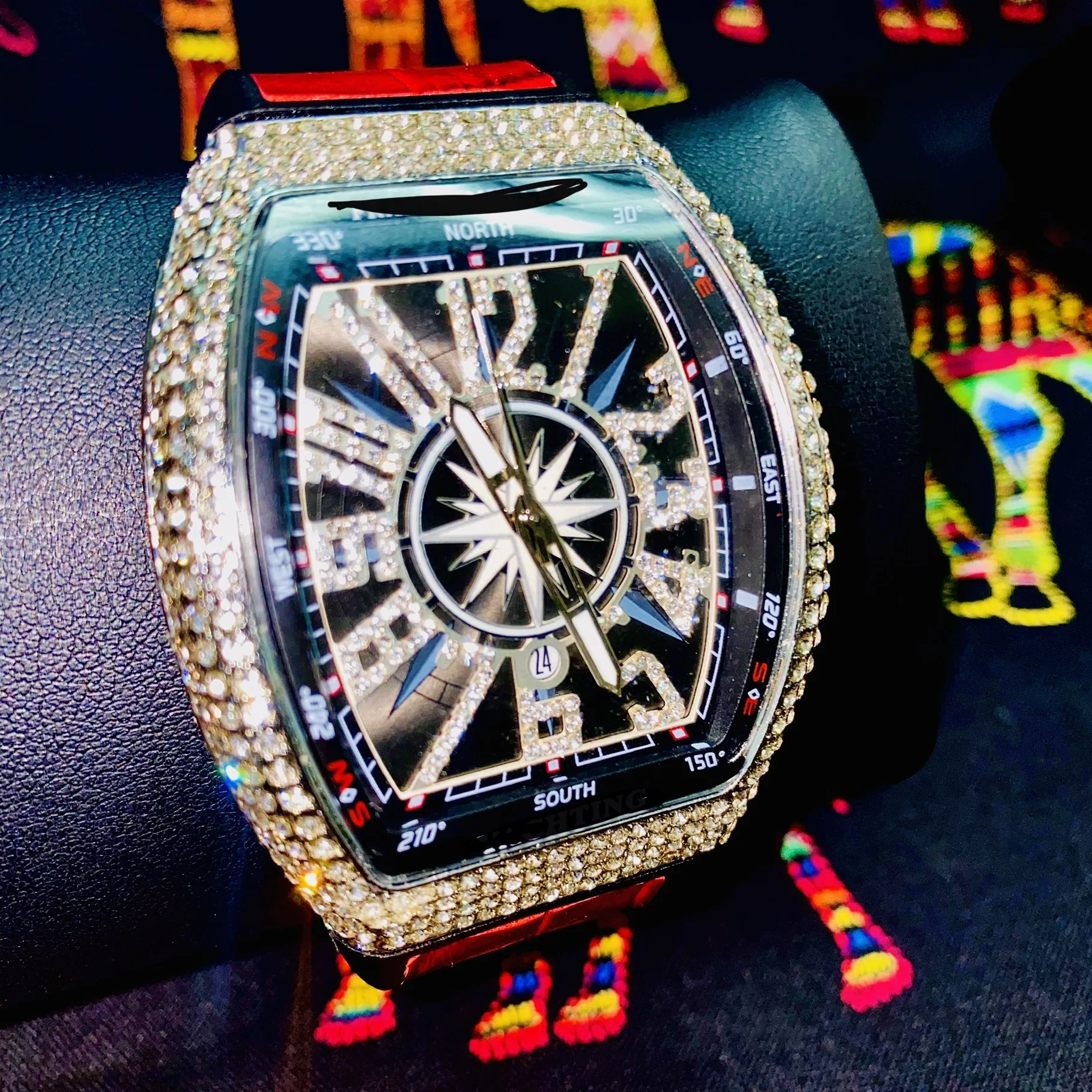 

FM The Best Luxury Diamond Watch Men Watches Luxury Quartz Luxury Watch