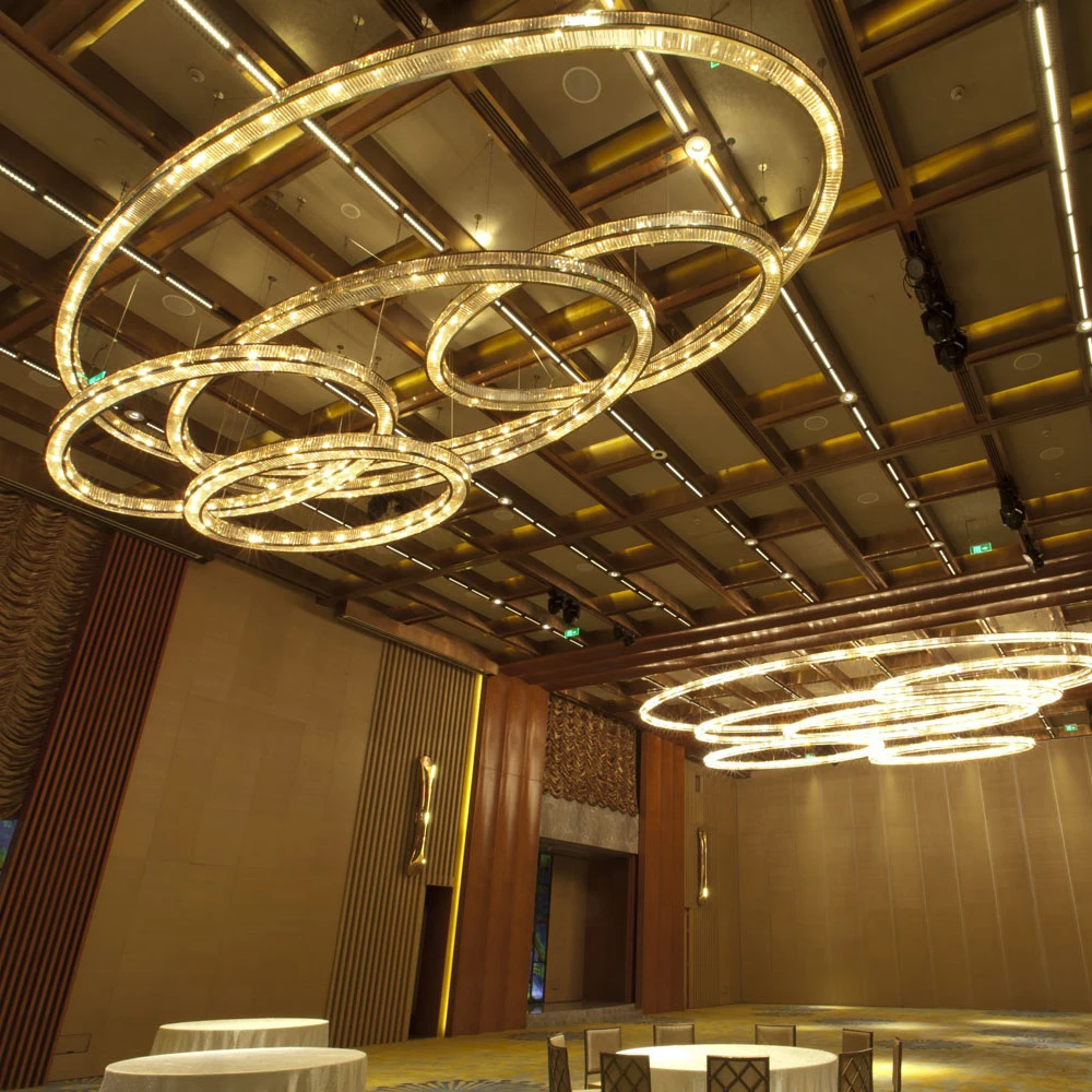 Zhongshan Top Lighting Manufacturer big k9 Chrome Gold luxury modern led crystal chandelier