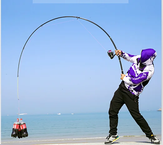 高品质重量轻强伸缩碳纤维钓鱼杆