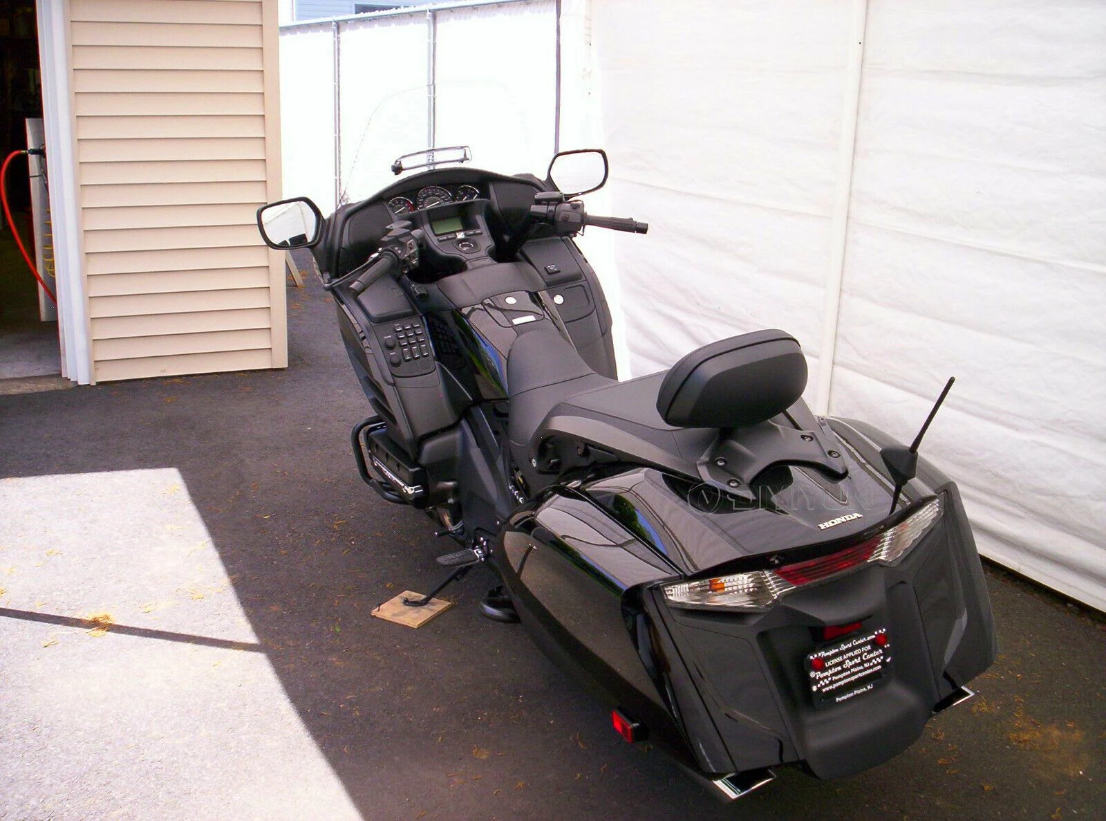 honda goldwing passenger backrest