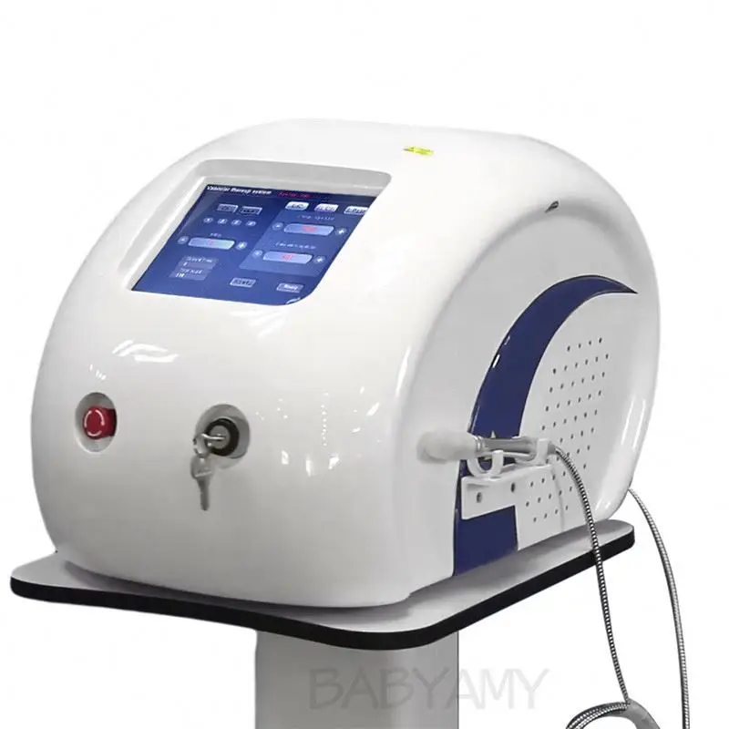 

Professional Portable Spider Vein Vascular Removal Device 980nm Diode Laser Blood Vessels Treatment Machine, White