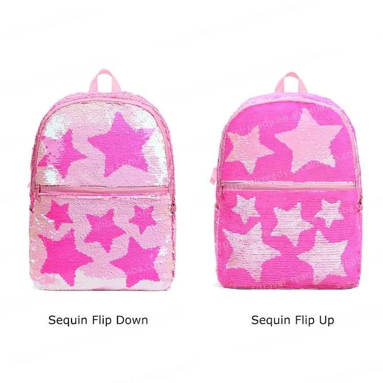 glitter school bag