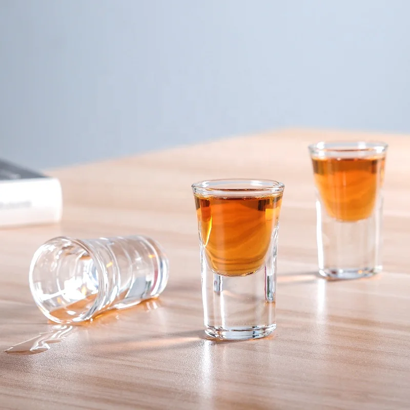 
Free Sample Decaled custom logo 1 oz Shot Glass Set of 6 