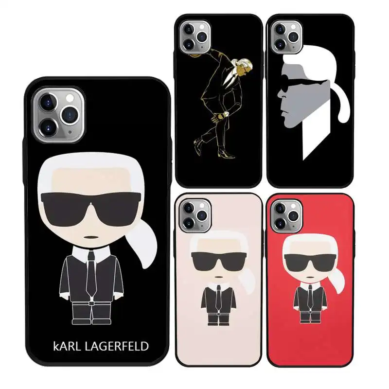 

Fashion karl lagerfeld sublimation phone case for HUAWEI Mate 20 Lite/ 20 Pro/ 20X/ 20 / 10 Pro / 10 Lite, Black