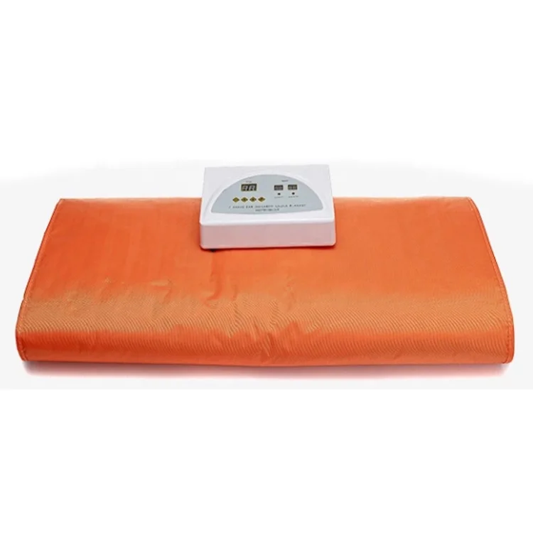 

body beauty heaters detox sauna double slimming far-infrared heat portable sauna blanket, Orange/pink/grey/purple