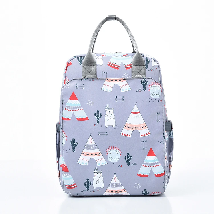 

Custom Design Print 2in1 Multifunctional Bag Diaper High Quality Waterpoof Travel Baby Backpack, Customized colors