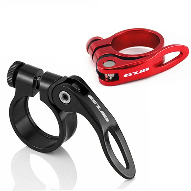 

Wholesale mountain Aluminum Alloy 31.8 mm 34.9mm Anodized Bike seatpost clamp Cycling Quick Release Bicycle SeatPost Clamp, Black/silver/red