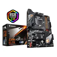 

GIGABYTE Z390 AORUS ELITE with Intel Z390 Chipset LGA 1151 Z390/ATX/2xM.2/Realtek ALC1220/RGB Fusion/Gaming Motherboard