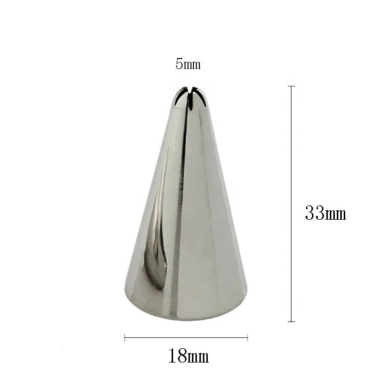 

Factory sale sugar craft tool tip mouth cake decoration nozzle tips, Silver