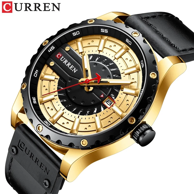 

CURREN Fashion Mens Watches Waterproof Top Brand Luxury Calendar Male Watch men Leather Sport Military Wristwatch