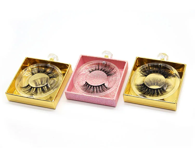 

New Arrival Factory Price False Eyelash 3D Plus Faux Mink, 25mm 3D Faux Mink Eyelash Private Label Eyelash Box