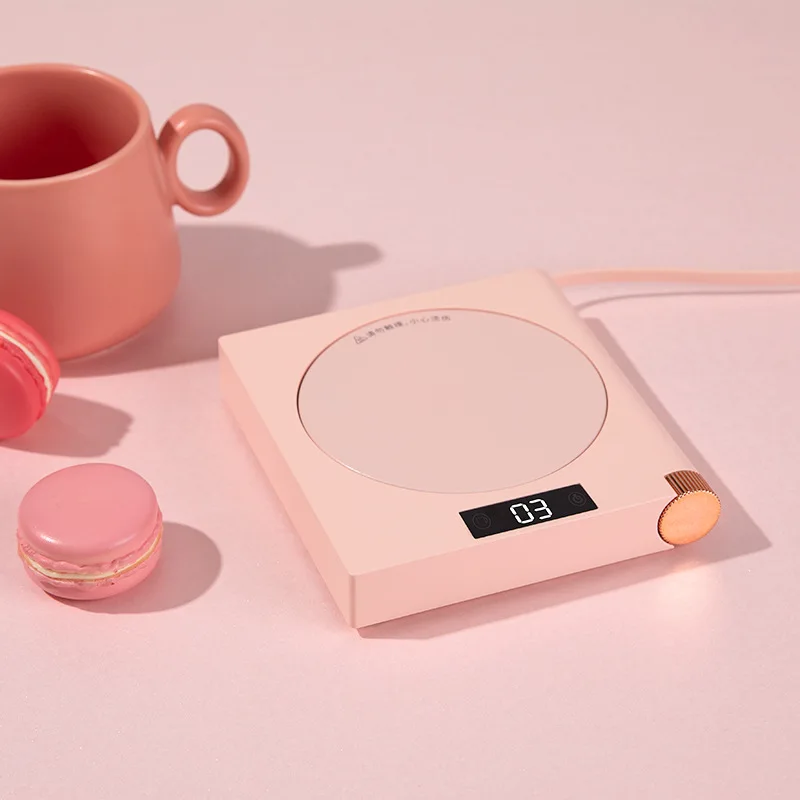 

Table 20w usb cup heating pad custom coffee cup mat for home, Pink, white, green