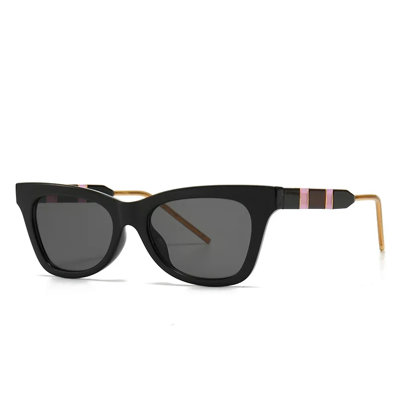 

LJ0598 wholesale fashion cat eye unisex sunglasses metal frame uv400