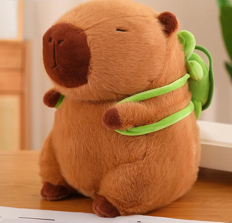 

Wholesale Different Sizes Animal Shape Doll Turtle Backpack Capybara Carton Stuffed Cute Brown Globefish Plush Toy
