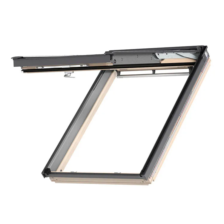 

German style house aluminum auto venting double glazed glass roof skylight window