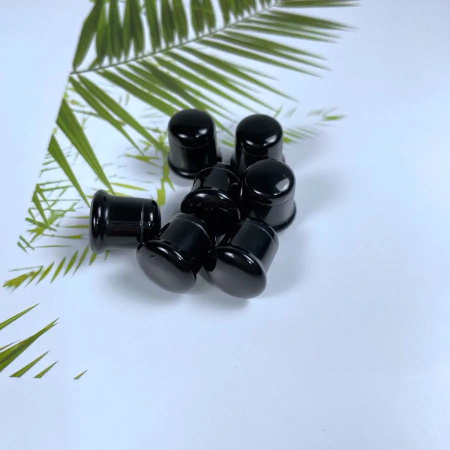 

Natural Stone Ear Plug Black onyx Single Flared Plug Stone Ear Plug Ear Expander Body Piercing Jewelry