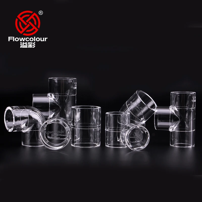 Transparent Acrylic 45 Degree Ellbow Lucite Plexiglass 2032mm For