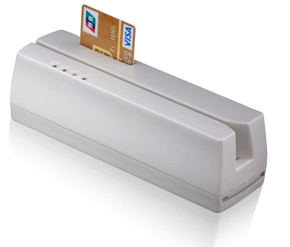 
Desktop Magnetic Chip Card Reader MSR Smart Strip Card Reader 