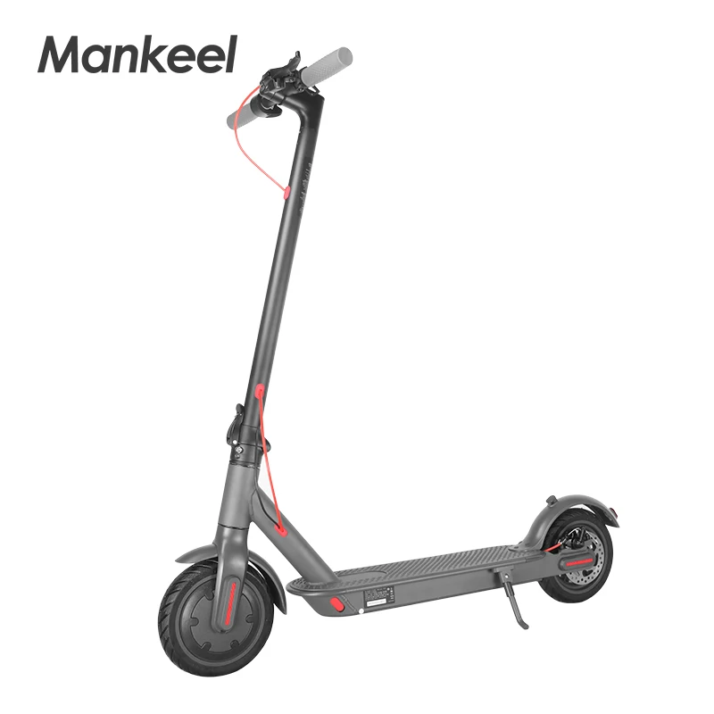 

Mankeel Wholesale New Arrival Scooter Cheap 250W 350W Fast Folding Wide Wheel Pro Eu Warehouse Electric Scooter Off Road, Black/white and customized color