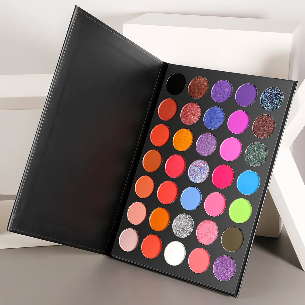 

35 colors eyeshadow palette private label Makeup