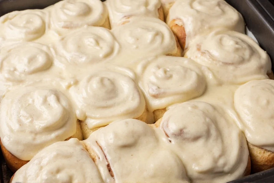 cinnamon rolls with cream cheese frosting