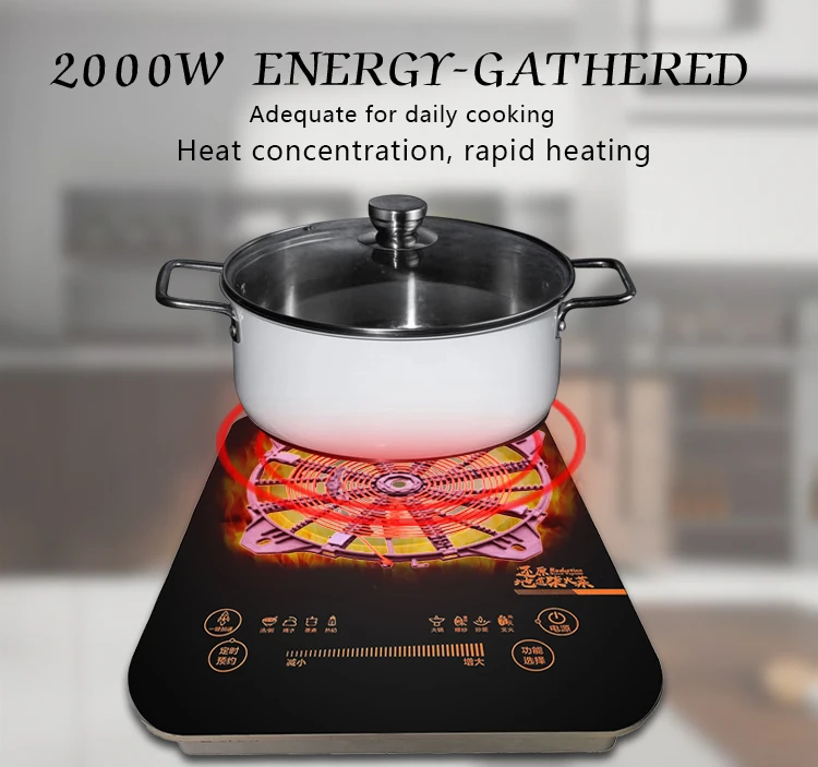 Home Appliance Touch Control Electric Chula Stove 110v 220v High Power
