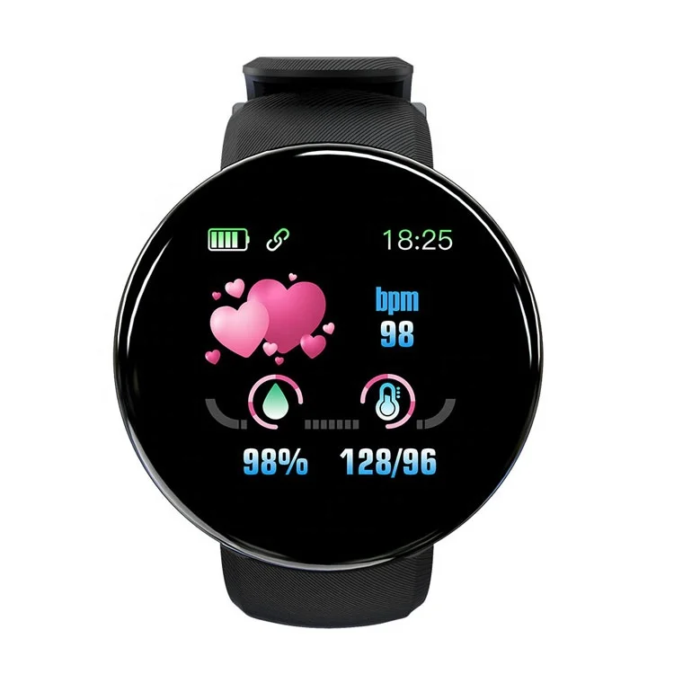 

Cheap Smart Bracelet D18 1.3 Inch Round Sport Reloj Smart Watch Smartwatch