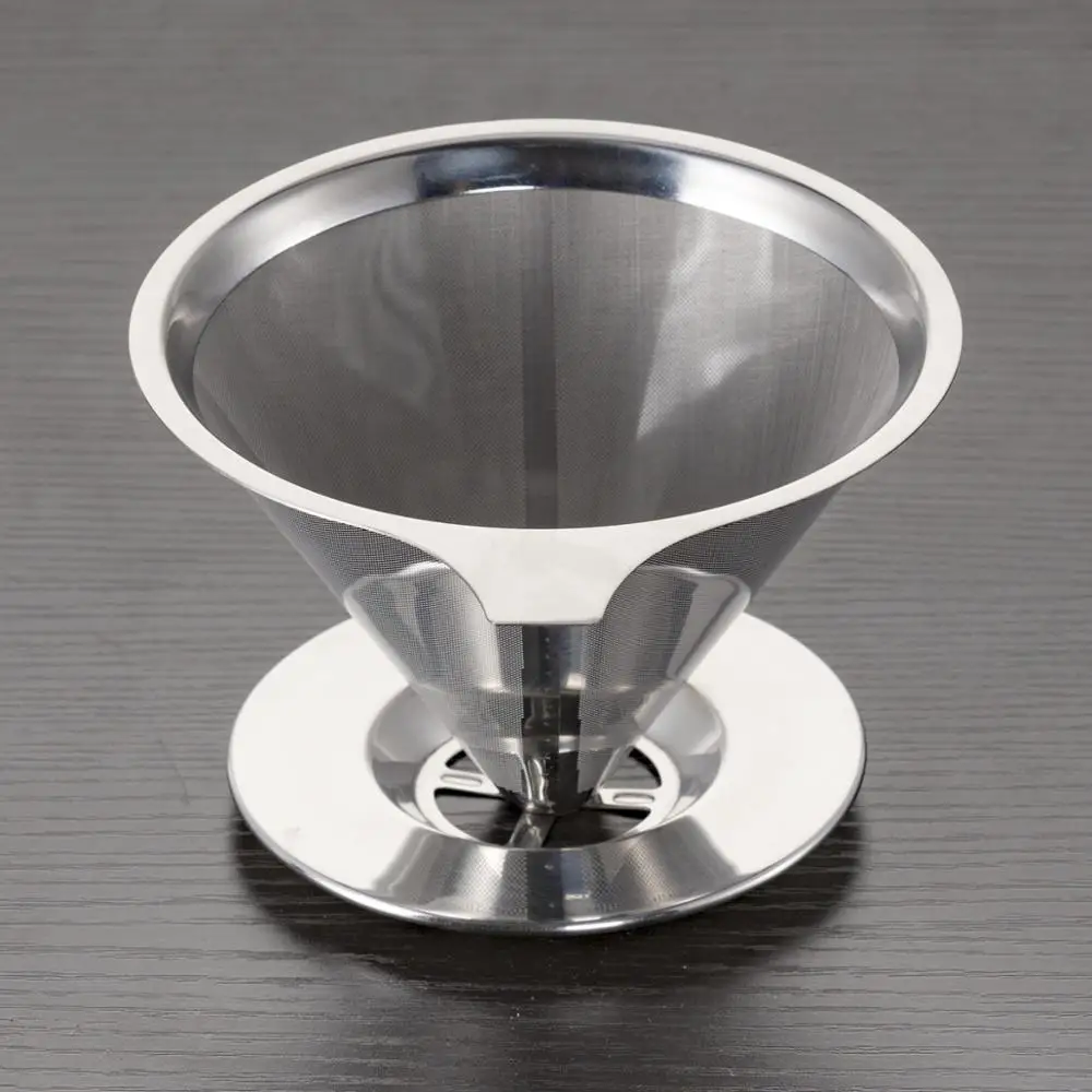 Stainless Steel Coffee Filter Holder Reusable Coffee Filters Dripper