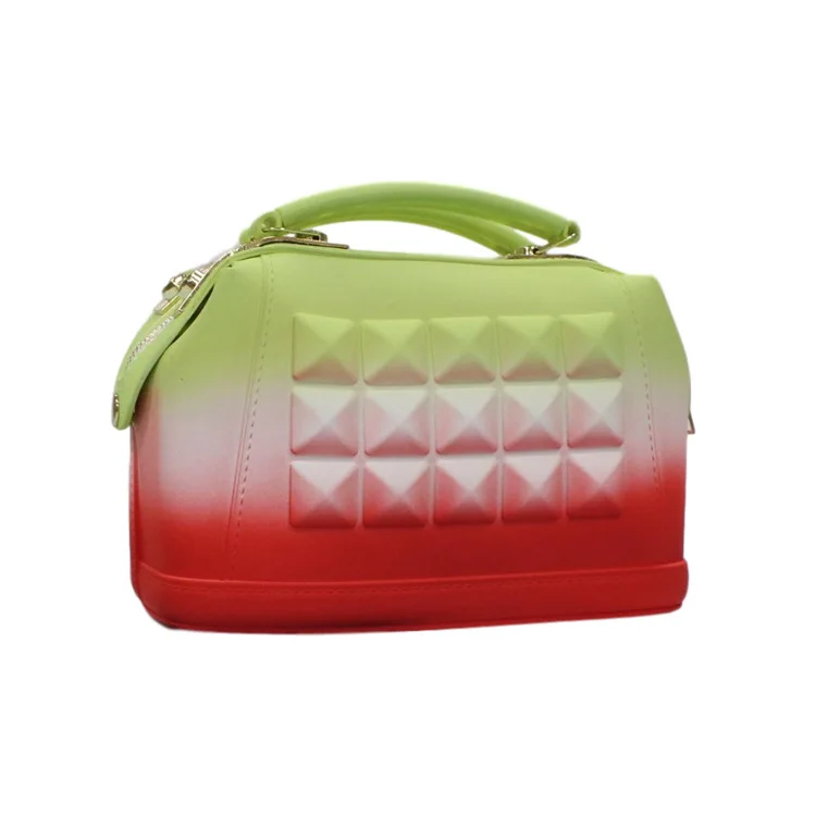 

Hot Selling 2021 New Arrival Candy Color PVC Tote Bags Women Jelly Casual Handbags