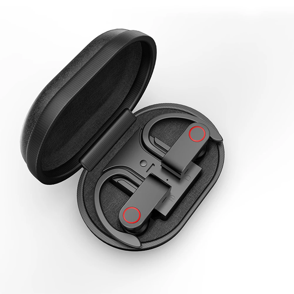 A9 Wholesale Ear Hook Design 5.0 Tws Earhook Wireless Headset Earphone & Headphone with Charging