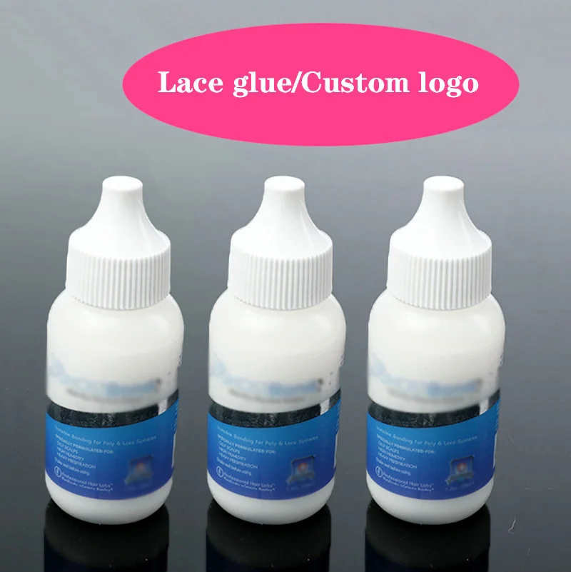 

custom logo/private label Strong hold Clear Lace Glue WaterProof Wig Bonding Glue For Lace FRONT Wigs Glue