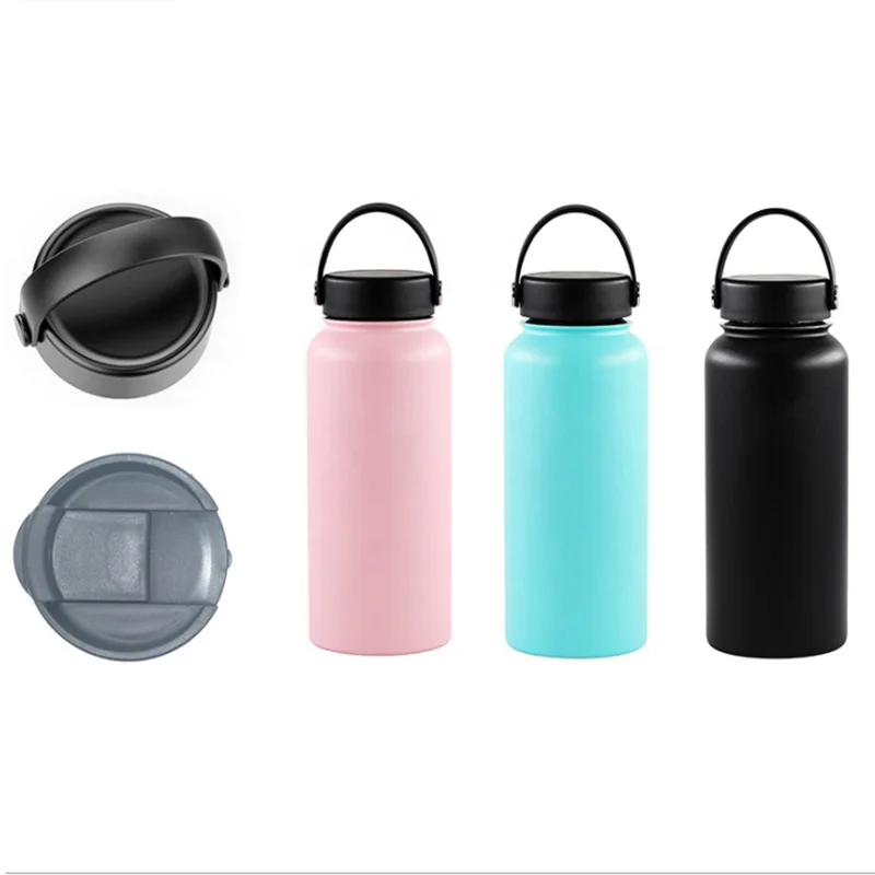 
Wide mouth insulated stainless steel vacuum water bottle/flask 