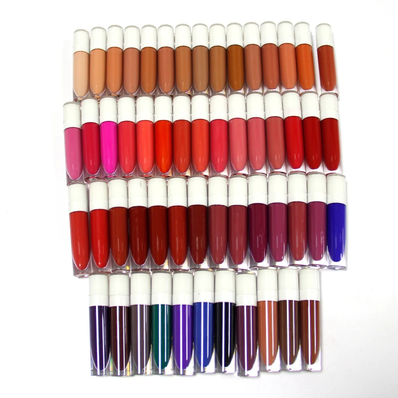 

Wholesale makeup your own lipstick waterproof long lasting 63 colors matte liquid lipstick Private Label