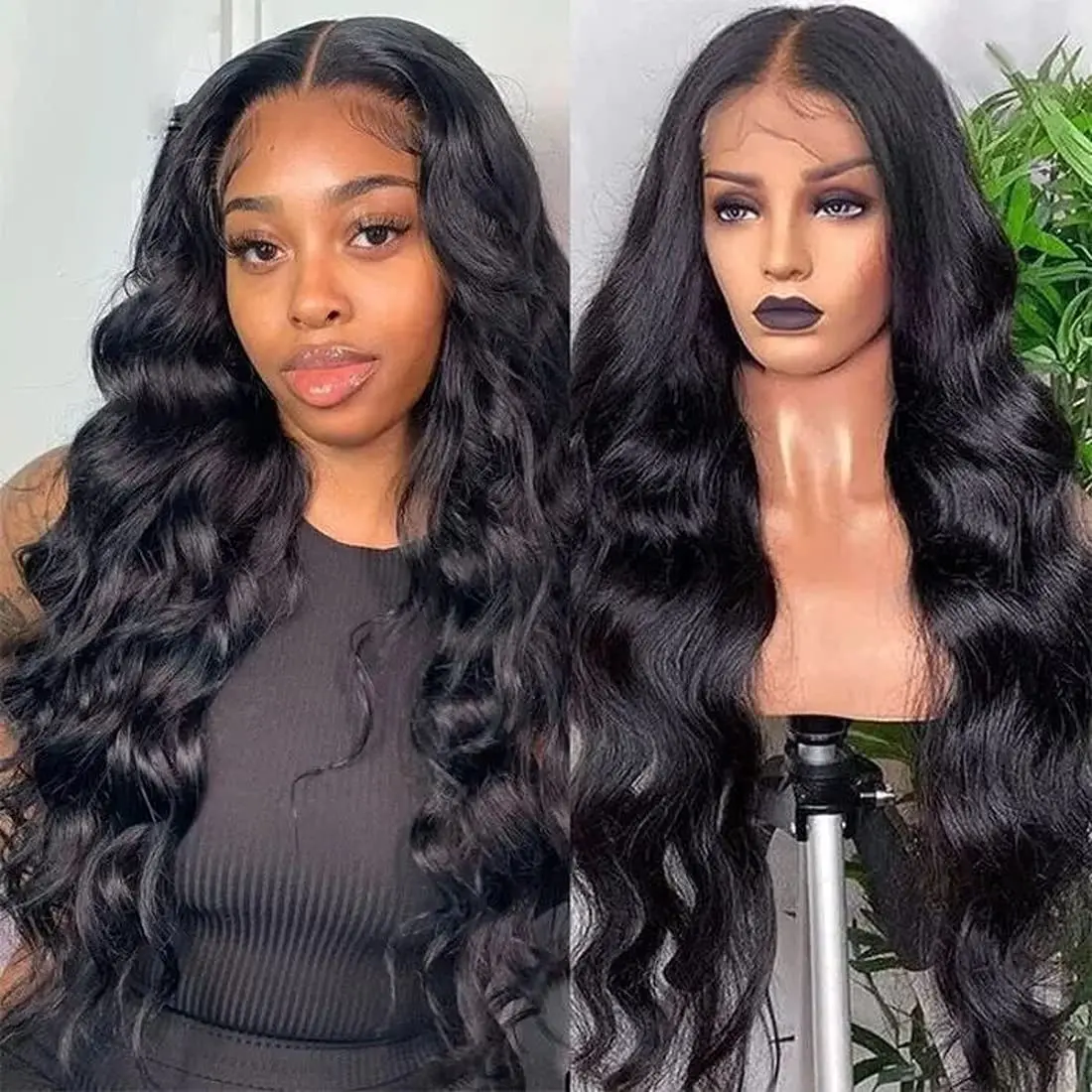 

free shipping 150% 180% density raw virgin brazilian tangle free hd transparent swiss lace front human hair wigs for black women