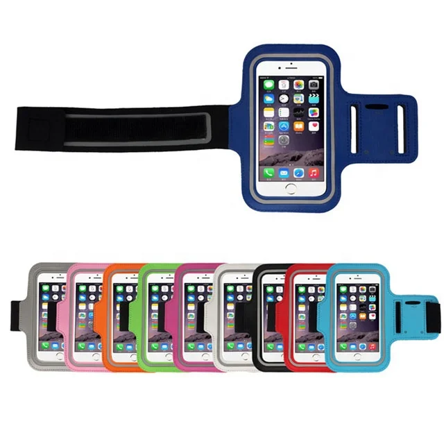 

New sports arm band arm band 100% waterproof mobile phone holders bag case For Iphone 5 se 6 6s 7 8 plus X Xs Xr 11 12 pro max, Golden, blue, red, rose, black, ect