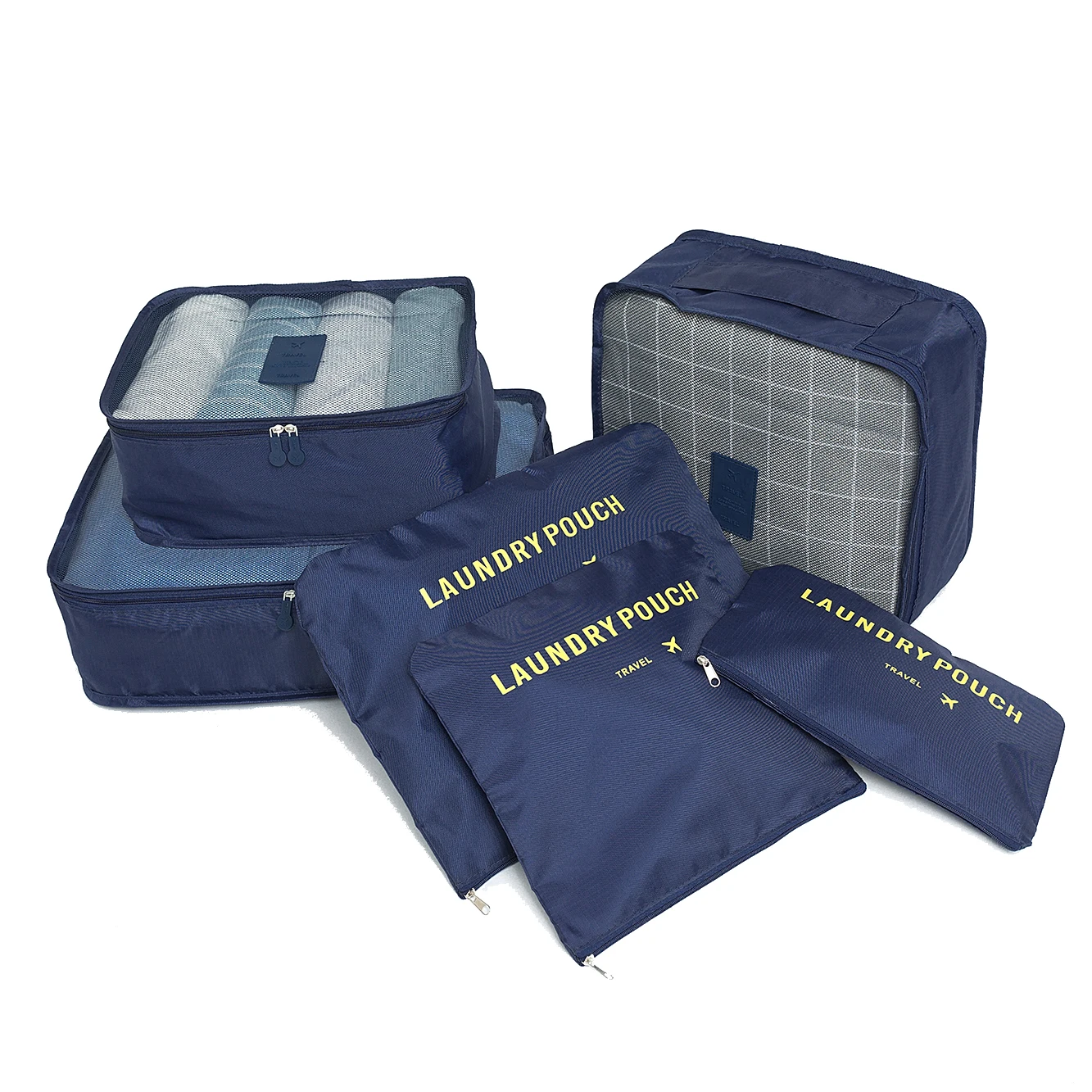 

Travel Cube 6pcs Packing Cube for Luggage Box, Customized color