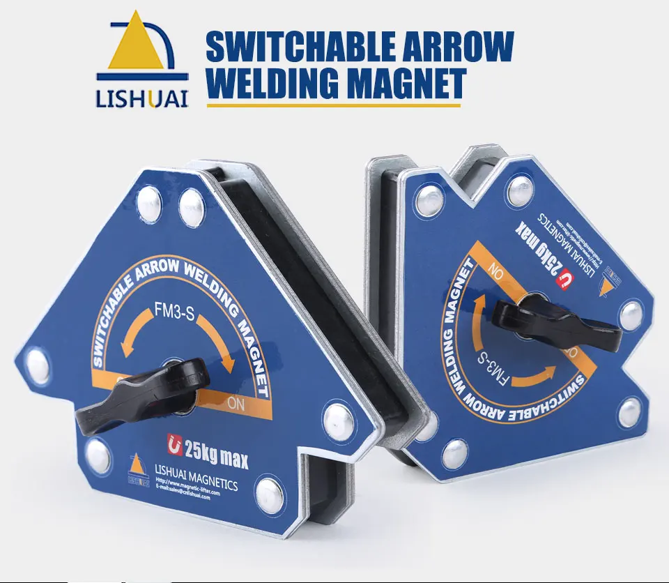 thumbnail image 2 of Switchable Arrow Welding Magnet – 66-110 LBs – On/Off Control Welding Tool 2 of 6