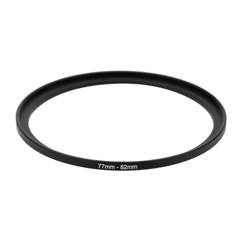 

77mm-82mm Step Up Ring Filter Adapter Set 77 To 82 77-82mm Stepping Adapter Camera Adapter Ring Black