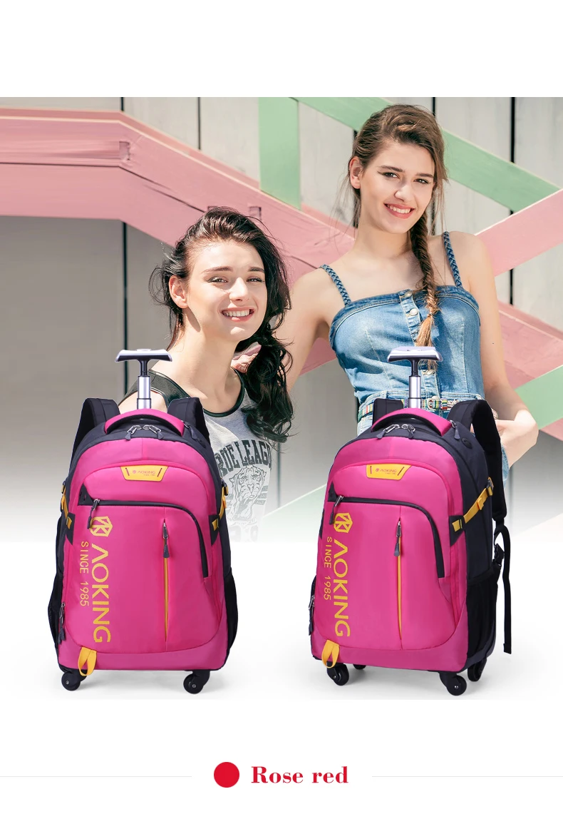 Aoking High Quality School Bags Trolley School Backpack,Kids School Trolley Backpack,Trolley
