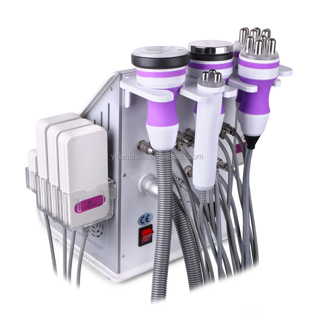 

6 IN 1 cavitation slimming machine home use ultrasound therapy radio frequency rf face lift l lipo slim equipment