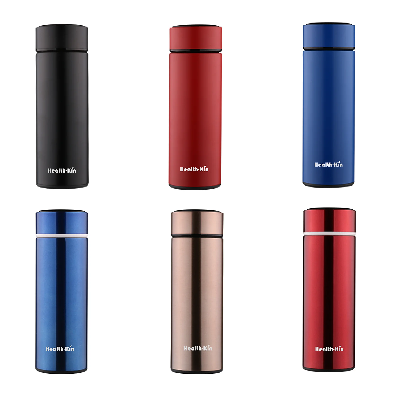 

Health-Kin 350/500ml Insulation Bottle Thermos Mug Stainless Steel Vacuum Flask with the Tea Infuser, Customized color