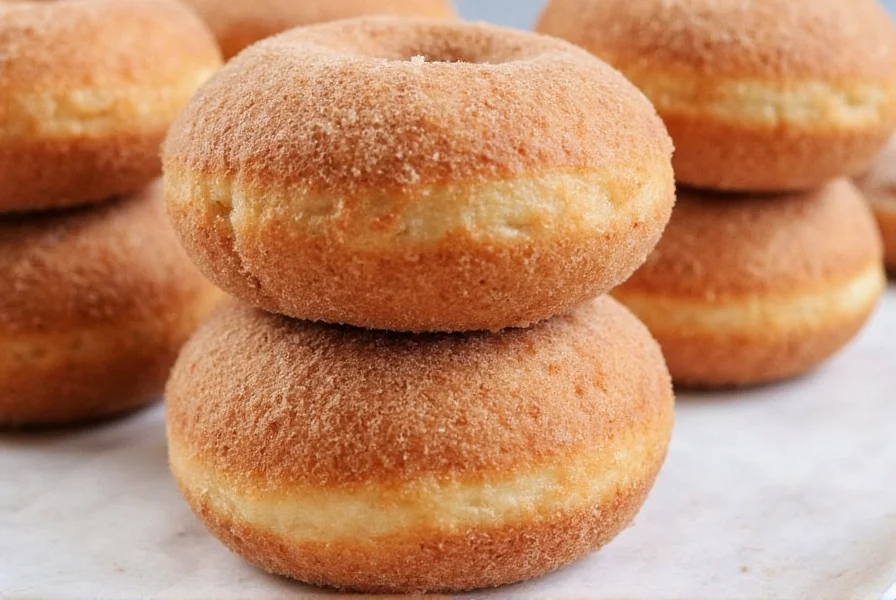 Assortment of creative cinnamon sugar donut variations including stuffed, spiced, and seasonal versions