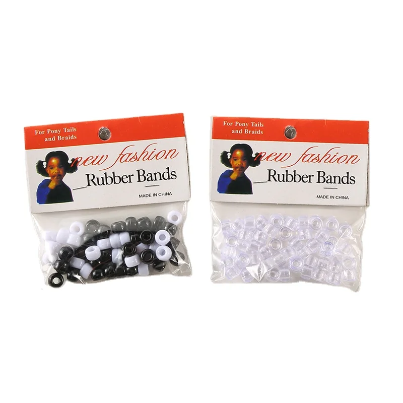 

MYSURE LOW MOQ custom logo hair beads for kids dreadlocks kids hair beads clear transparent hair beads for little girls