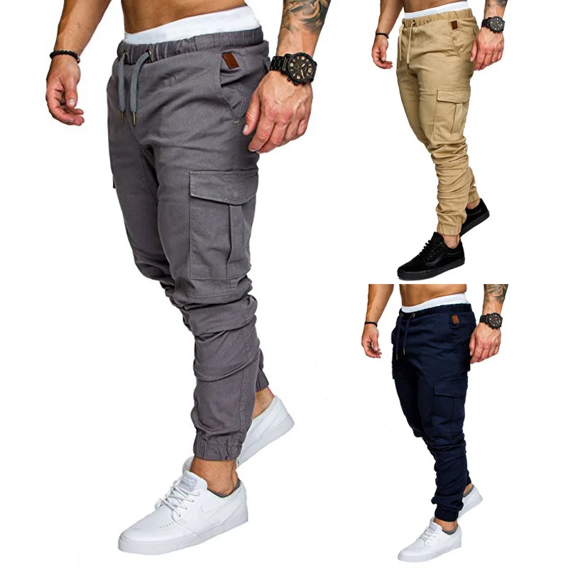 

sports Casual breathable gym jogger pants slim fit mens pants for men, As picture