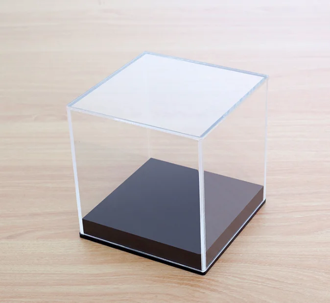 Présentoir en acrylique Transparent, boîte de rangement en plastique, Cube à assembler, vitrine anti-poussière pour objets de collection, figurines d' action, jouets 15 Présentoir en acrylique Transparent, boîte de rangement en plastique, Cube à assembler, vitrine anti-poussière pour objets de collection, figurines d' action, jouets 15