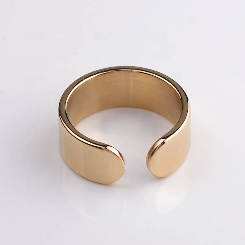 

High Quality Adjustable Rings For Women Customize Name Ring Stainless Steel Ring