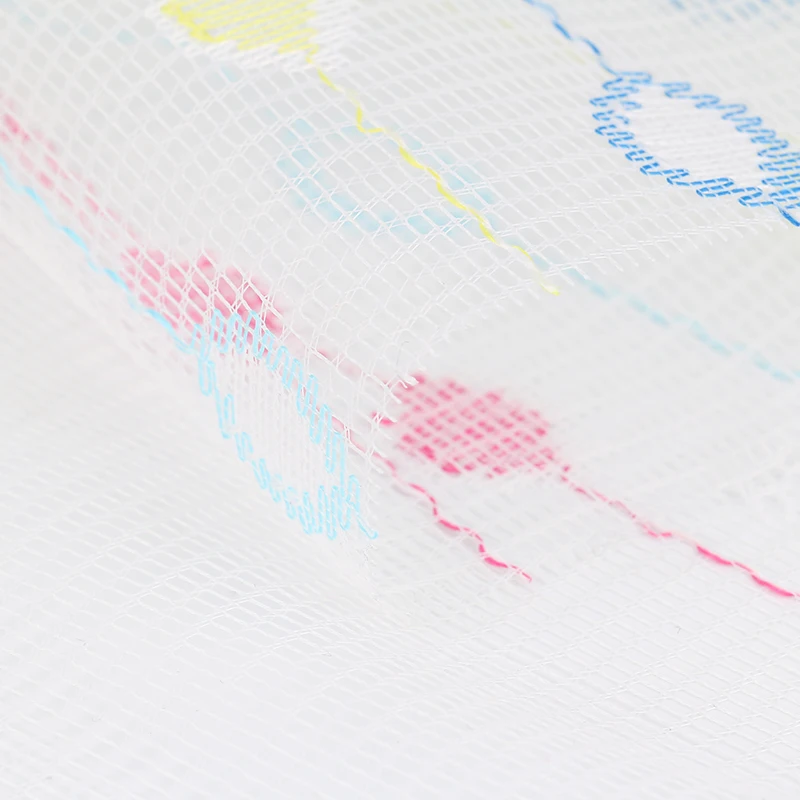 
Unique design exquisite craftsmanship star flower polyester floral embroidered mesh fabric 