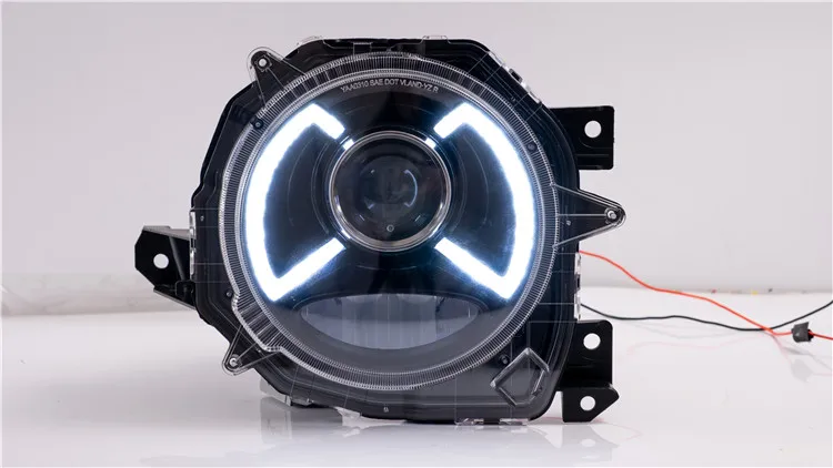 Vland factory for car head light for Jimny head lamp 2018 2019  LED front light welcome light with blue wholesale price
