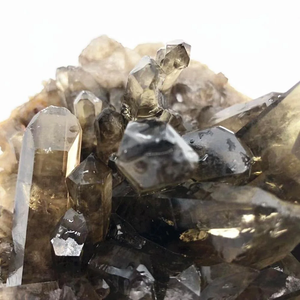 Wholesale Natural Smoked Quartz Tea Crystal Clusters Buy Hot Sale